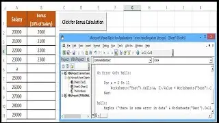 Excel VBA Tutorial 13 - Error Handling in VBA