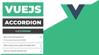 Easy VueJS Accordion - The Vuecordion