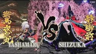 Yashamaru Kurama VS FINAL BOSS SHIZUKA Samurai Shodown 2019 level 3 BOSS TUTORIAL