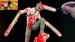 How to Make a Chainsaw Man from Clay｜チェーンソーマン