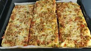 You will not get enough of its taste 🤤 Pide recipe with the simplest method 👌