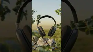 VIEWPORT VS RENDER IN BLENDER | APPLE - AIRPODS MAX