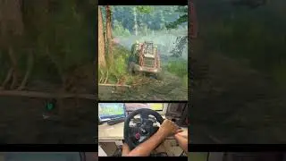 Snowrunner offroading gameplay 