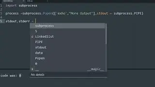 Execute Shell commands using Python