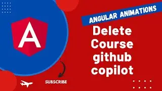 17. Implement Delete Course using event emitter and GitHub Copilot suggestions - Angular16