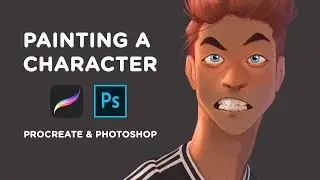 Painting a Character - Procreate & Photoshop