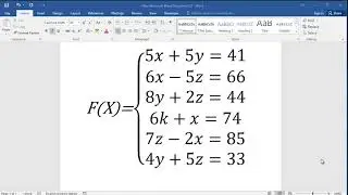 Add a big curly bracket in Word