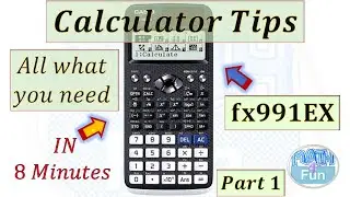 Casio Calculator FX 991 Ex: Complete Functions Overview| Part 1 