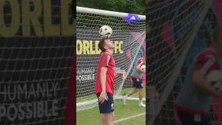 Warming up for Soccer Aid ⚽