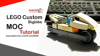 LEGO Custom Bigbike 🏍 MOC Tutorial | Somchai Ud