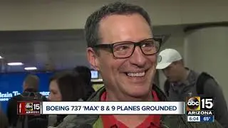 Boeing 737 and Max 8 and 9 planes grounded