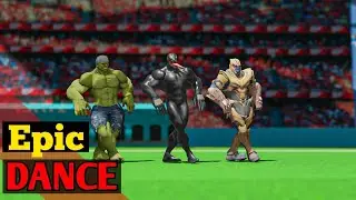 Dance Challenge : Venom,Thanos And Hulk #shorts
