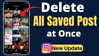 How to delete saved posts on instagram all at once (Android/iphone)