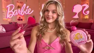 ASMR Barbie Gives You A Pink Barbie Makeover 👱🏼‍♀️🎀 (hair, makeup, outfit, etc)