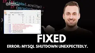 Error: MySQL Shutdown Unexpectedly | Xampp Control Panel Error | 100% Guaranteed Fixed  Hindi / Urdu