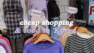 Exploring Dongdaemun & Ehwa Women's University! | Cheap Shopping & Food in Korea