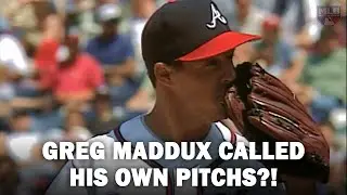 Greg Maddux used glove signals to call his own pitches from the mound!