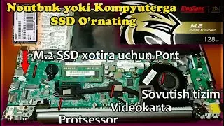 SSD O'rnatish SSD xotira turlari mSATA haqida ССД олиш