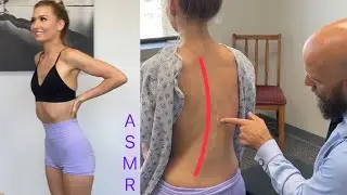 Scoliosis Cracked Hard *ASMR Manual Therapy Chiropractic Spine Pain Relief.