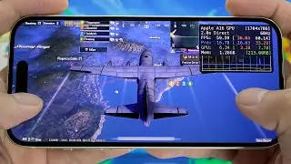 iPhone 15 test game PUBG Mobile 2024 | Apple A16