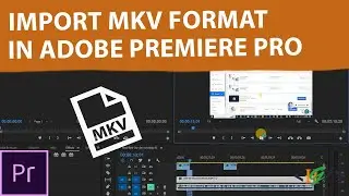 How to Import .MKV Video File in Adobe Premiere Pro | MKV Format