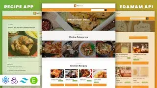 🍽️ Build a Recipe Search App with React JS, Redux Toolkit & Tailwind CSS | EDAMAM Recipe Search API