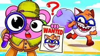 Police Girl Song 👩‍✈️ Police Chases Smart Thief | Kids Songs 😻🐨🐰🦁 And Nursery Rhymes by BabyZoo