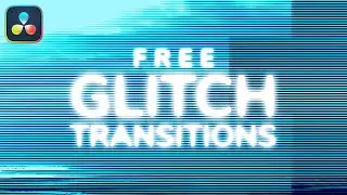 [New In 2022 : Saving And Using Power Bins] Free Glitch Transitions | DaVinci Resolve 17