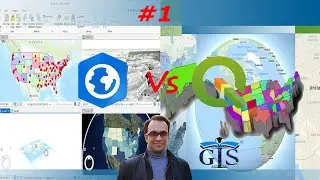 GIS Course: ArcGIS Pro vs QGIS Level 1: Fundamental | Basic Desktop GIS Tutorial | Learning GIS |
