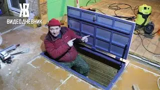 ЗАКРЫЛ ПОЛЫ и сделал ЛЮК. Ремонт дома своими руками в деревне. ЖКВ Саморучка