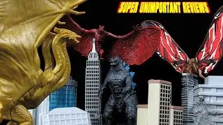 Jakks Pacific Godzilla King Of The Monsters Battle Pack Review - Godzilla Mothra Rodan King Ghidorah