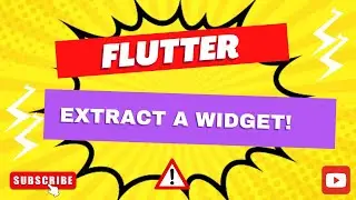 Flutter Android Tutorial: How to Extract a Widget for Clean and Reusable Code || IT WALA