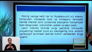 44 dars  Mintaqaviy va global kompyuter tarmog'i va uni himoyalash