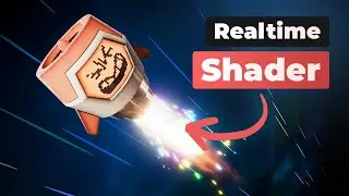 Animated Thruster FX Shader in Blender (Realtime) 