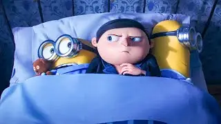 Minions 2: The Rise of Gru - Scared Minions Sleep With Gru (2022)