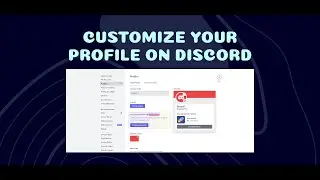 Customizing Profile on Discord