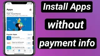 How to Download Apps from app store without payment method /install apps without payment info in ios