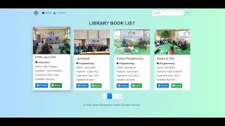 WEB APP Google Sheets | Interactive Library Book List App