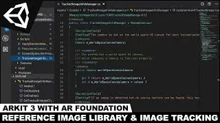 ARKit 3 with Unity3d AR Foundation and Reference Image Library with Image Tracking