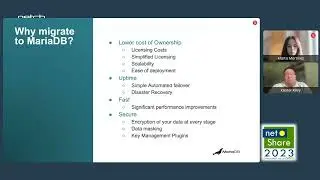 Migrate Legacy Databases to Enterprise MariaDB (Kester Riley & Marta Martinez - net.Share 2023)