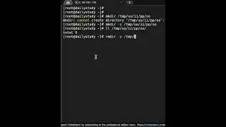 how to create and remove directory structure in Linux | DailystudyLinux  