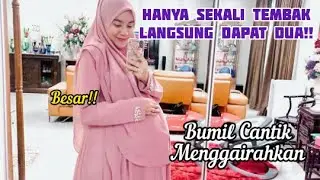 Bunda Cantik Berhijab Hamil Kembar