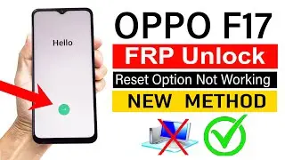 OPPO F17 : Gmail Account Bypass | Reset Option Not Working (Without Pc) 100% Easy Tricks💥💥