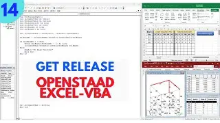 Get Release Specification for Selected Members in STAAD | OpenSTAAD Tutorial for Beginners | #14