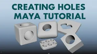 Creating Holes in Maya