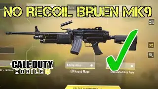 No Recoil Bruen MK9 gunsmith & Gameplay in COD Mobile | Call of Duty Mobile