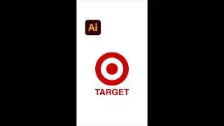 Target Logo with Golden Ratio Design - Adobe Illustrator #shorts - Design.lk