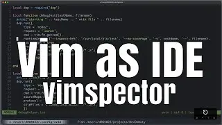 Vim as IDE: Config Part 3 (Vimspector)