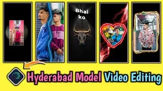 🔥New Insta Trending Hyderabad Model Video Editing in alightmotion in Telugu in mobile 2023