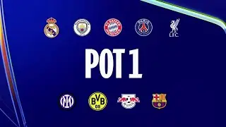 2024/25 UEFA Champions League: League phase draw